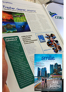 セブパシフィック航空の機内誌にCEB Juanderers セブ・フアンダラーズ 登場